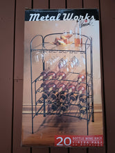 Load image into Gallery viewer, BRAND NEW Metal Works 20 Bottle Wine Rack
