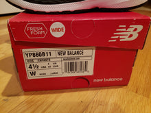 Load image into Gallery viewer, New Balance fresh foam 860 black running shoes Kids 4.5 Wide 4.5
