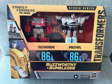 Load image into Gallery viewer, NEW Transformers Buzzworthy Ironhide and Prowl
