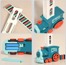 Load image into Gallery viewer, Domino Electric Blue Train Set with Automatic Placement
