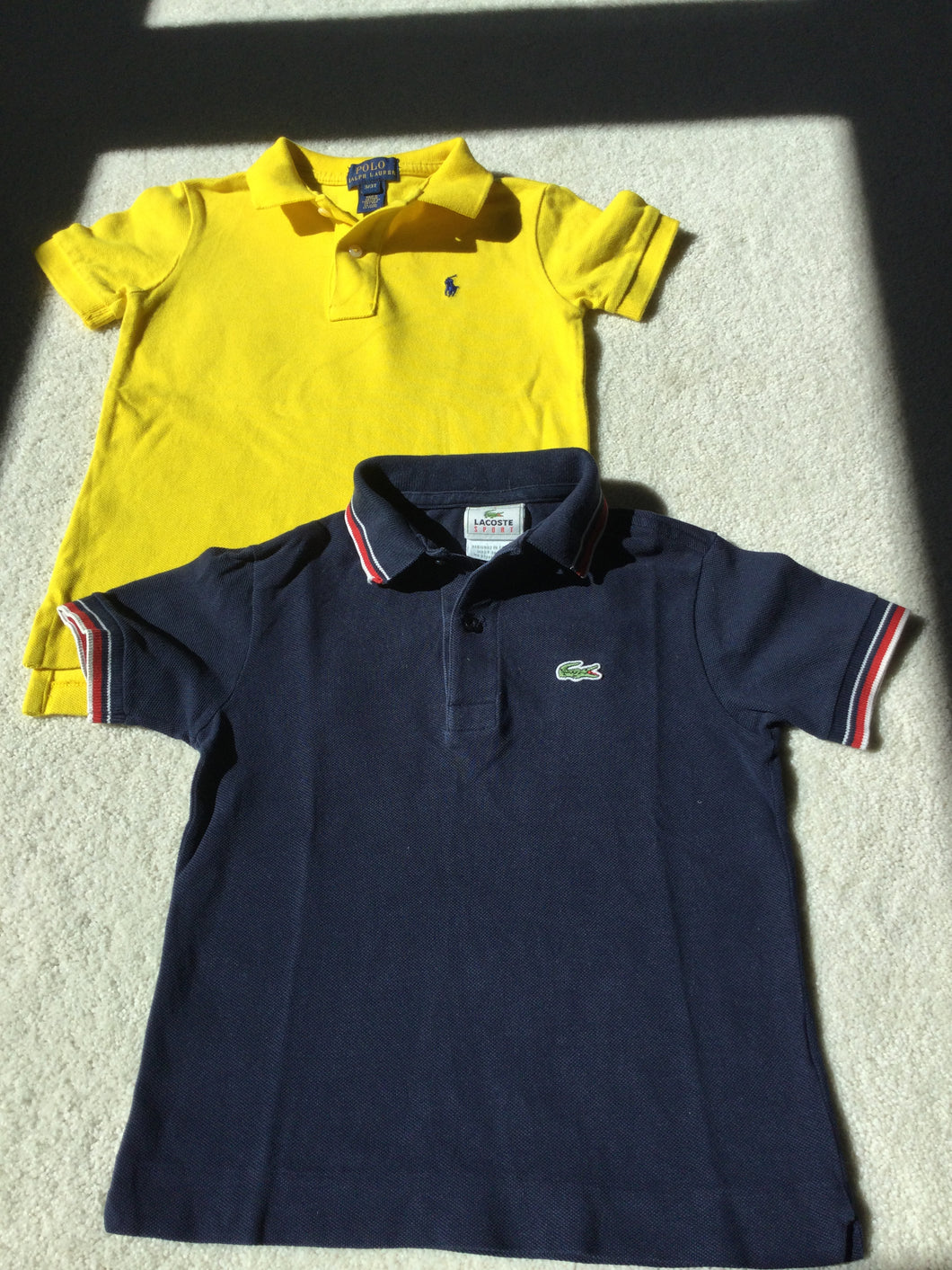 Ralph Lauren Polo and Izod Lacoste shirts 3T 3T