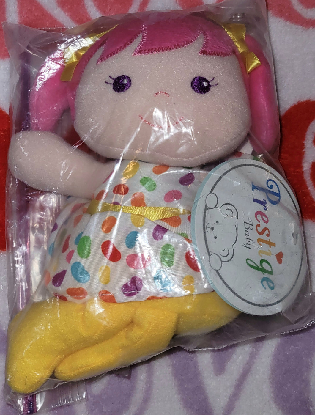 NEW Prestige Baby small baby doll rattle One Size