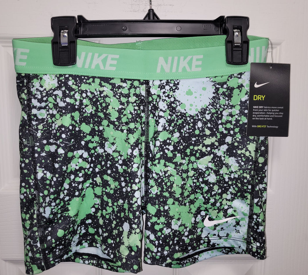 NEW Nike Green Splatter Athletic Shorts XL