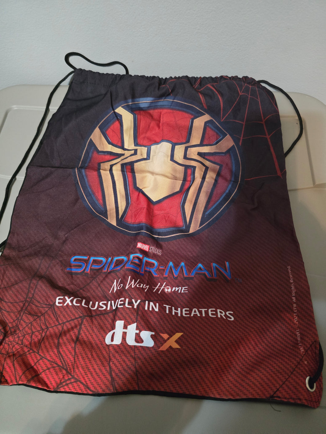 Spiderman Drawstring Bag