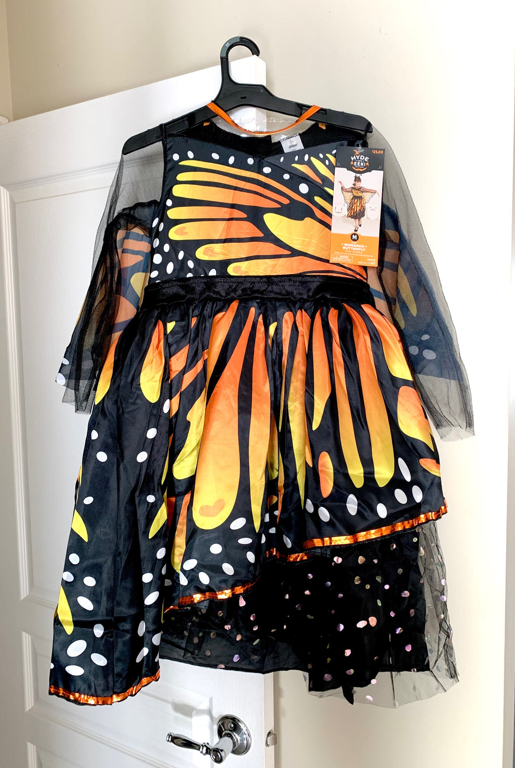 Hyde & Eek Girls Monarch Butterfly Costume Medium