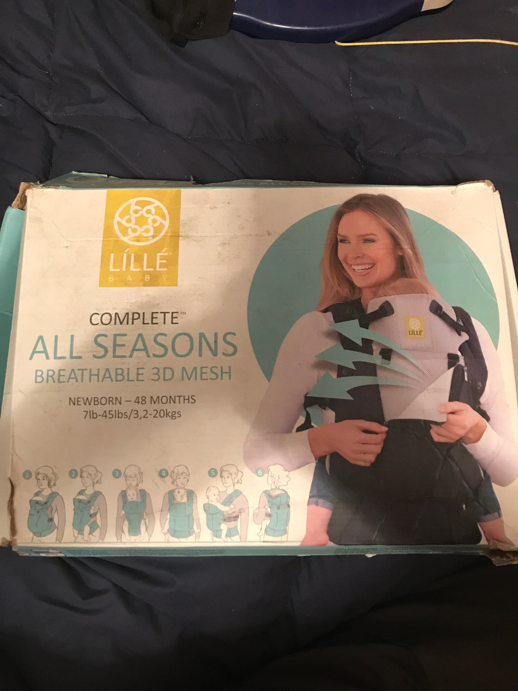 NWT Lille baby all seasons black carrier