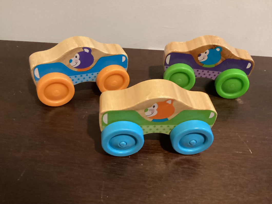 Melissa and Doug Wooden Cars