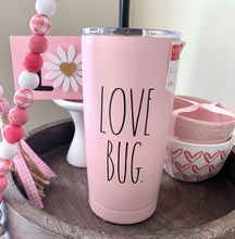 Load image into Gallery viewer, Rae Dunn LOVE BUG Insulated Stainless Steel Tumbler
