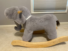 Load image into Gallery viewer, Pottery Barn elephant sit on rocker
