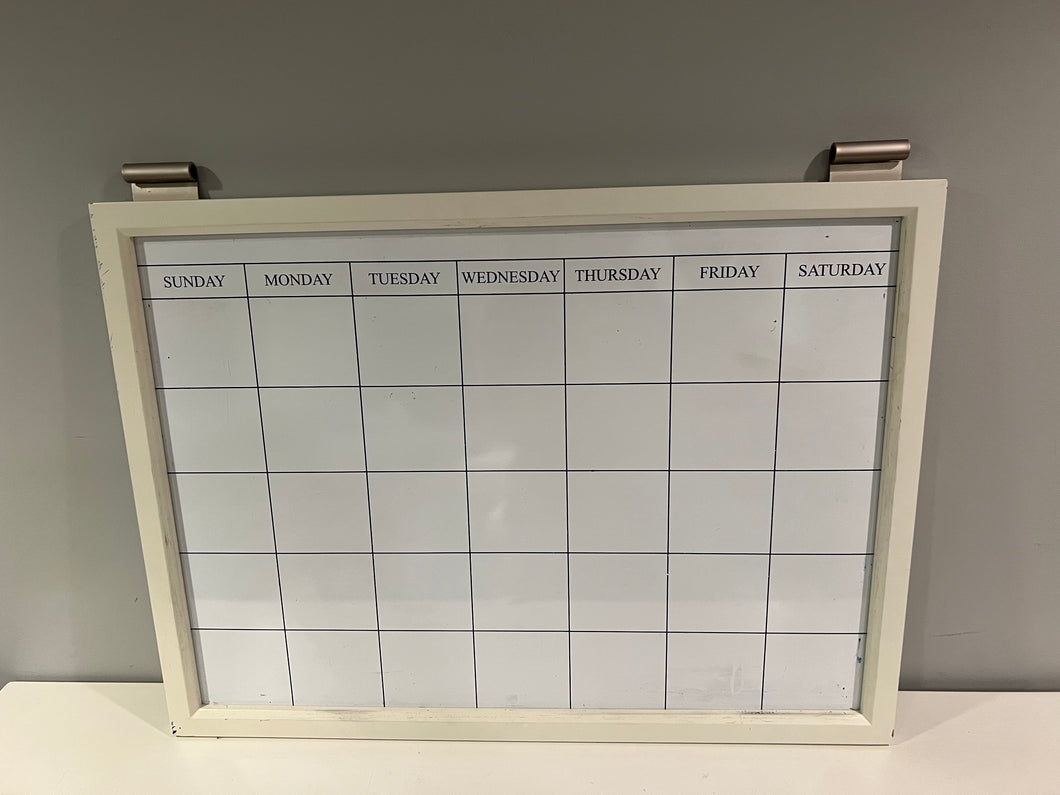 Pottery Barn daily system wall calendar (no hardware or attachments for hanging)