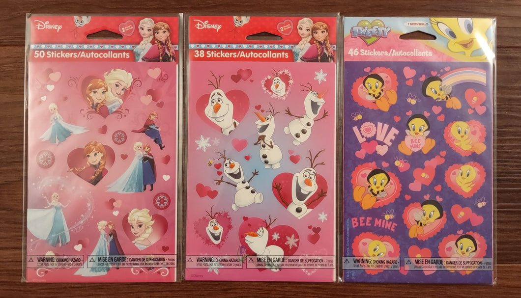 BRAND NEW Valentine's Stickers