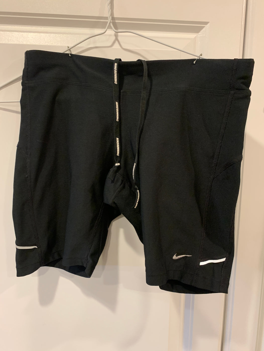 Nike Athletic Shorts Black Dry Fit Womens Medium Pair B Adult Medium