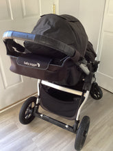 Load image into Gallery viewer, City Select Double Stroller Black With Car Seat Adaptors
