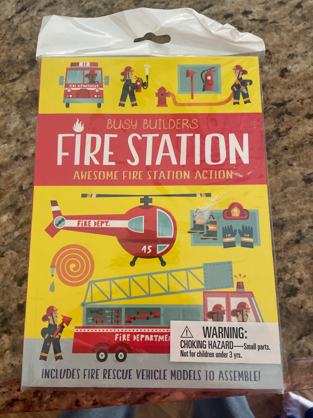 Busy Builders Fire a station Activity book