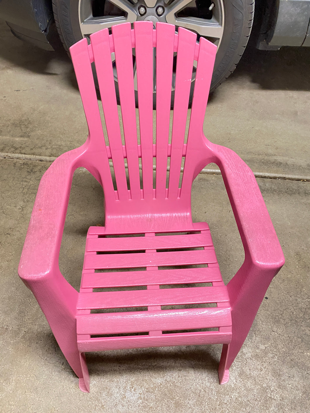 Kids pink lawn backyard chair