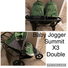 Load image into Gallery viewer, Baby Jogger Summit X3 Double Stroller With Parent Console
