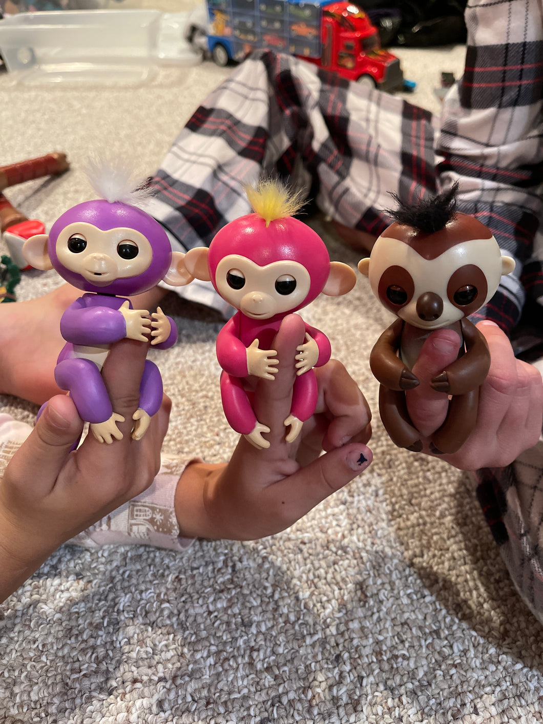 Fingerling Monkeys - Bella, Mia and Kingsley