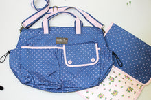 Load image into Gallery viewer, Matilda Jane Clothing The Essentials Diaper Bag and tote with changing pad in excellent condition One Size
