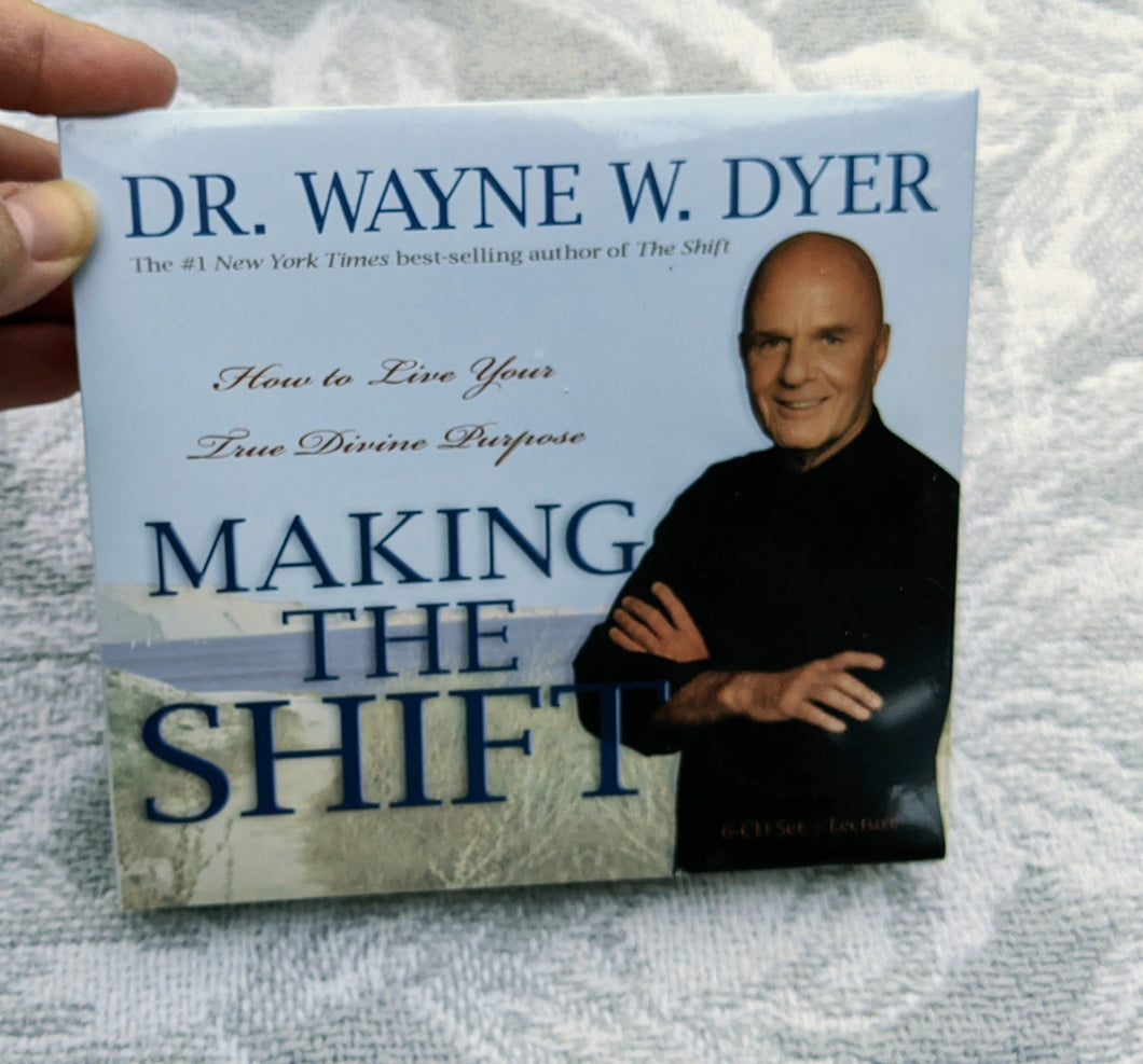 Dr Wayne Dyer - Making The Shift 6 CD set,  self help seminar