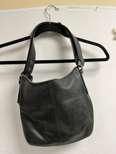Load image into Gallery viewer, Vintage COACH Handbag Clutch Black Pouch Wristlet Purse Adjustable Strap One Size
