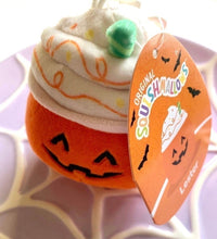 Load image into Gallery viewer, Squishmallows Lester Pumpkin Spice Latte Clip 3.5 Inch
