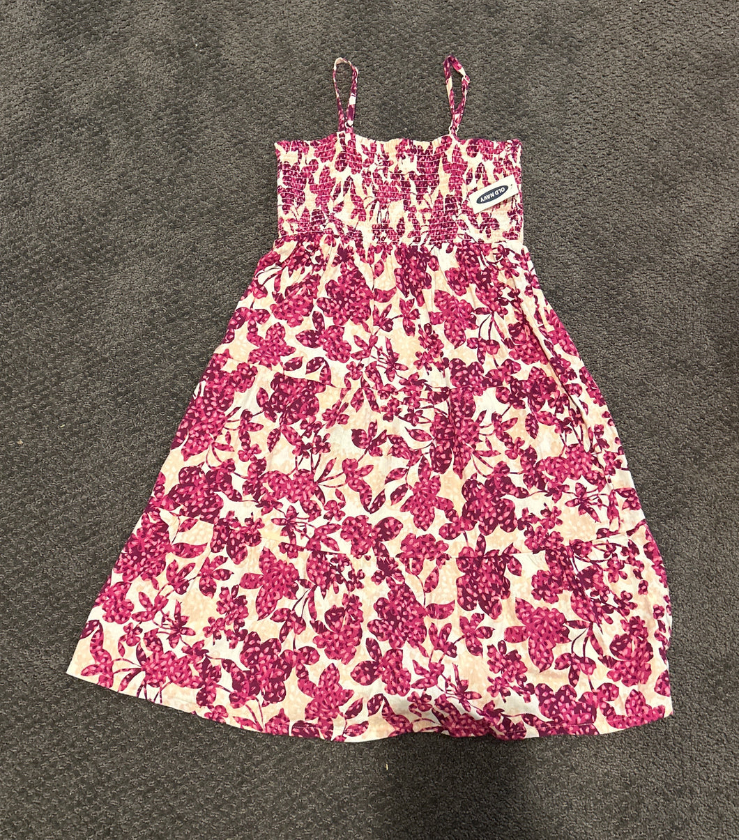 Old Navy pink and white sundress XL
