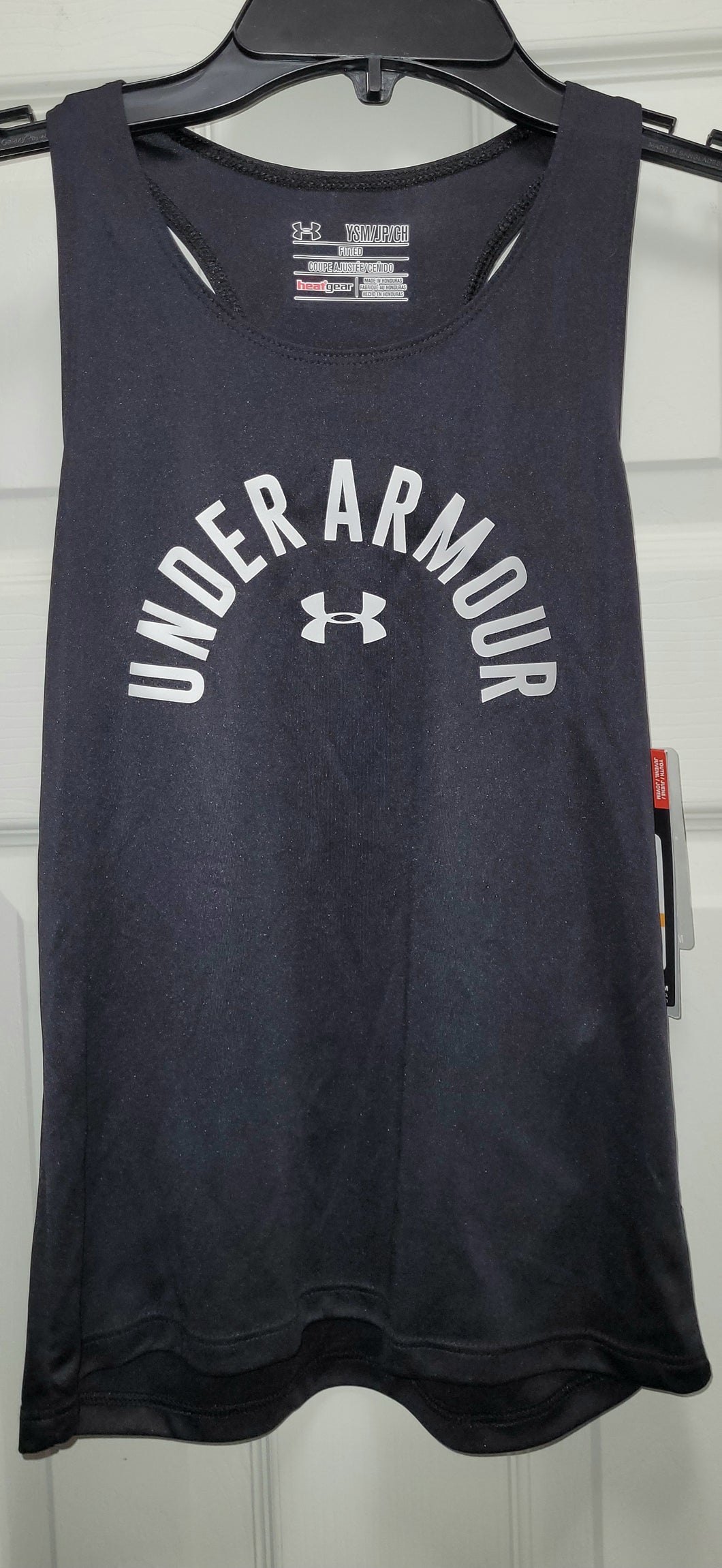 NEW Under Armour Black Tank Top YSML  Small