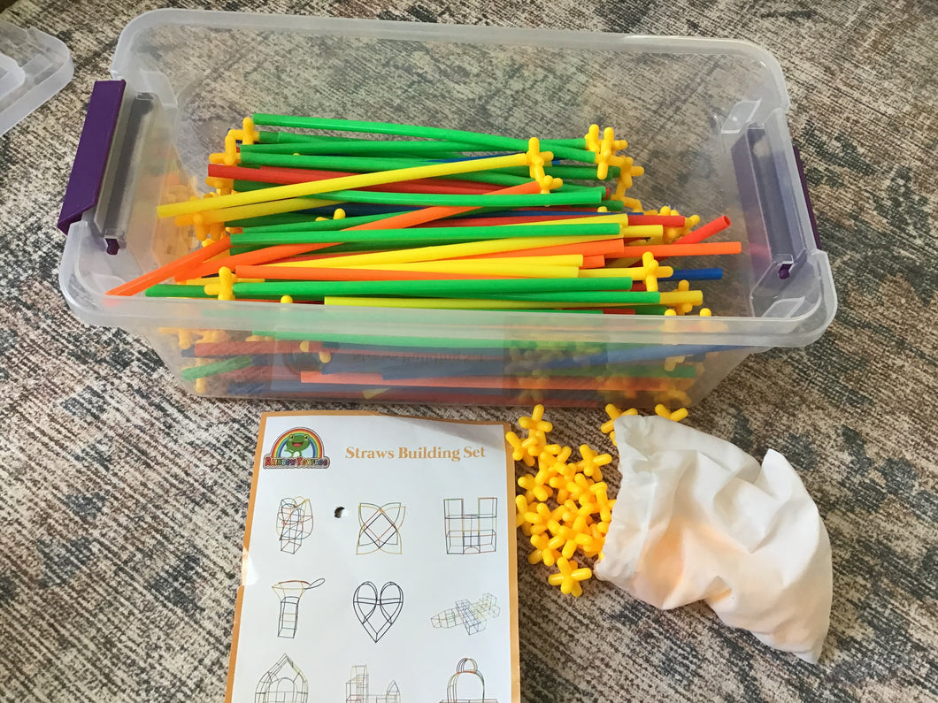 Straw building set (Bin is NOT included)