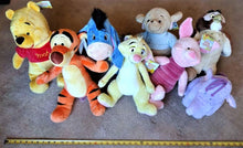 Load image into Gallery viewer, NWT 18&quot; Disney Winnie the Pooh and Friends, 8x Plushies
