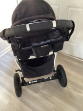 Load image into Gallery viewer, City Select Double Stroller Black With Snack Tray Parent Console
