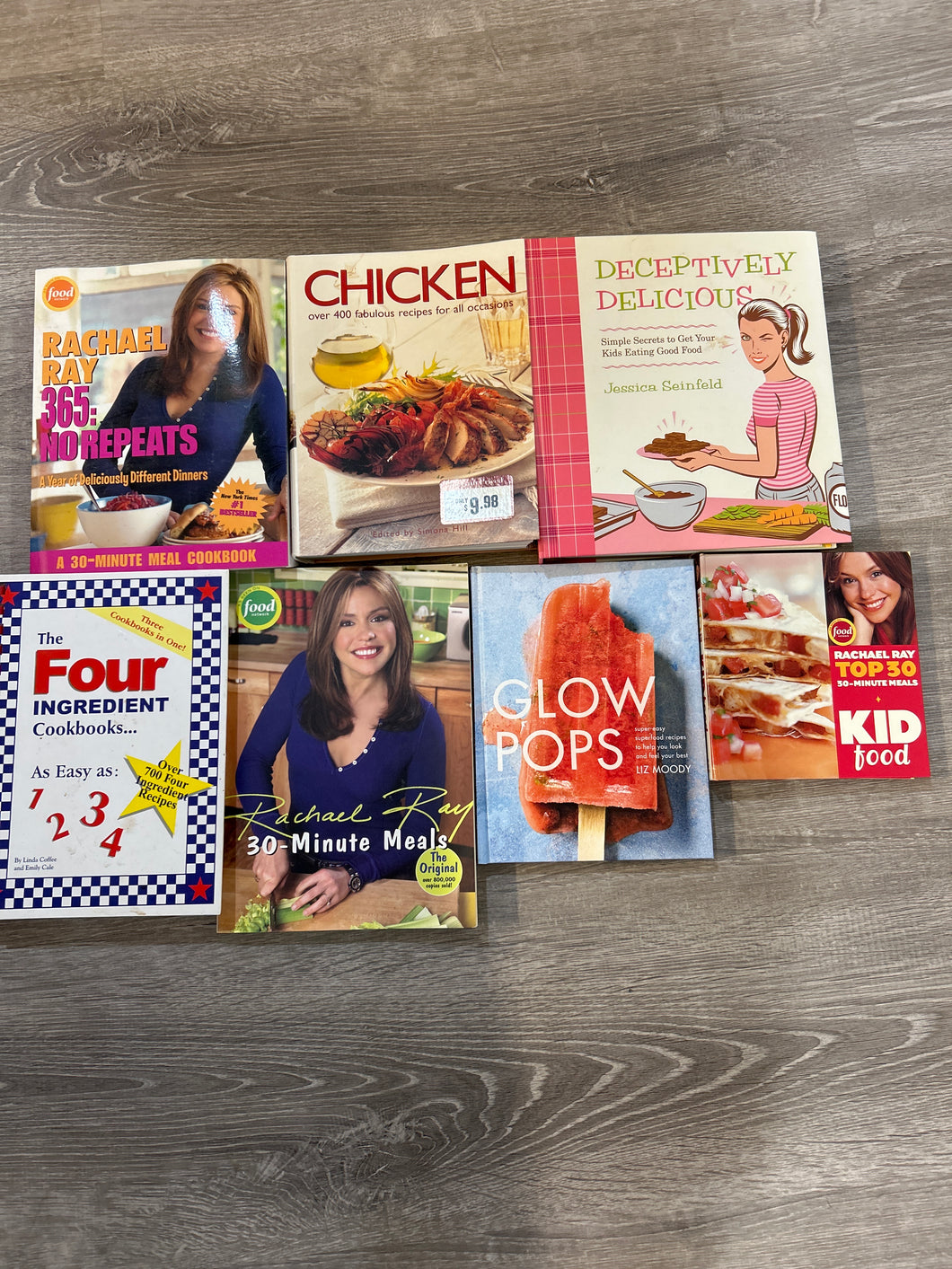 Assorted cookbooks bundle of 7