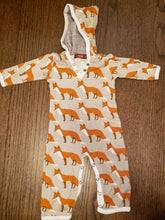 Load image into Gallery viewer, Milkbarn hooded fox romper, 3-6 months 6 months
