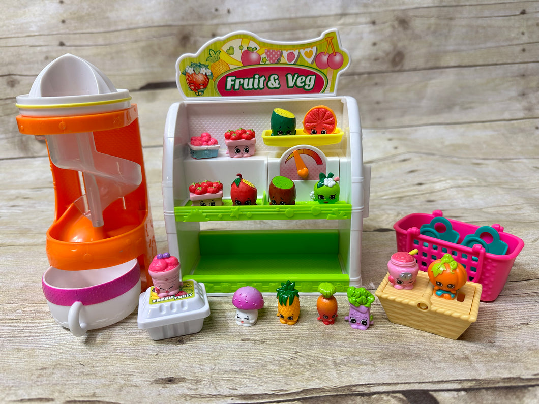 Shopkins, fruit and veggie stand