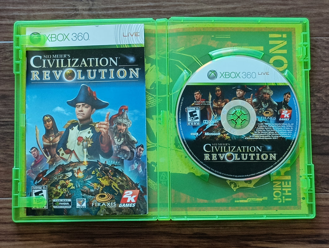 Sid Meier's Civilization Revolution Video Game (Microsoft Xbox 360 - COMPATIBLE WITH XBOX ONE/S/X)
