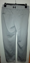Load image into Gallery viewer, Under Armour Gray Baseball Pants YLG Large
