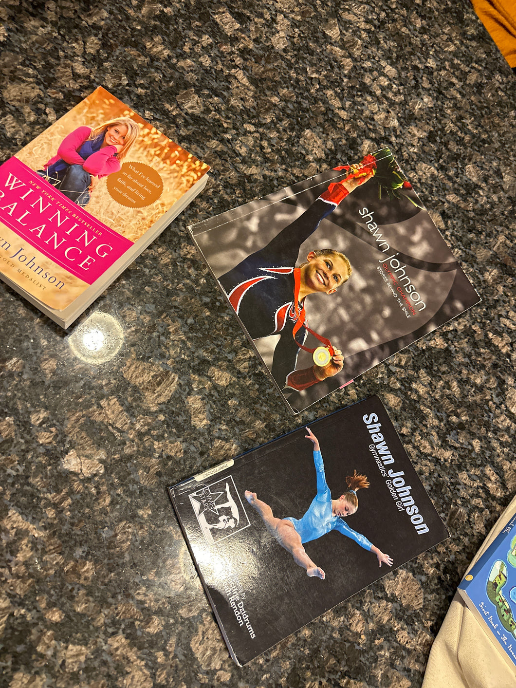 Set of 3 Shawn johnson gymnastics books