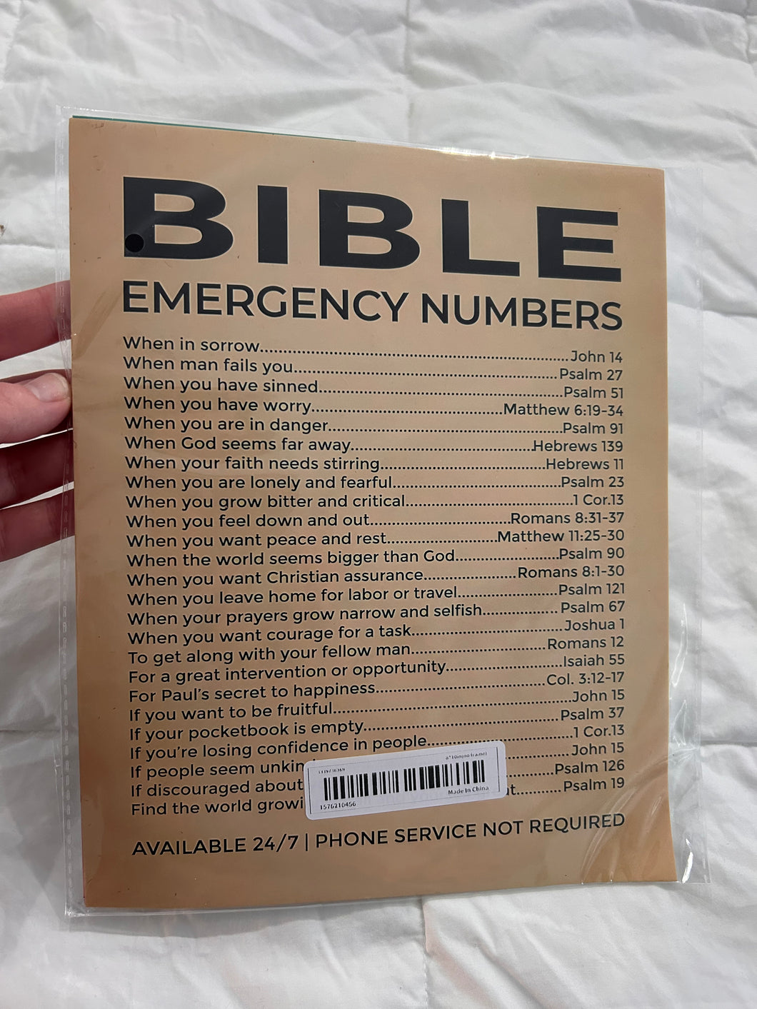 Brand new Bible numbers paper