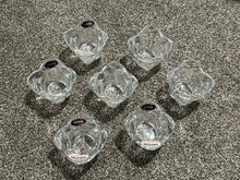Load image into Gallery viewer, 7 Lead Crystal Votive Candle Holders
