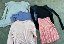 Load image into Gallery viewer, Cat + Jack Long Sleeve Gray XL 14/16 Top, Zella XL 14/16 Top, Good Luck Girl Periwinkle Top, Ivy &amp; Main XL Top XL
