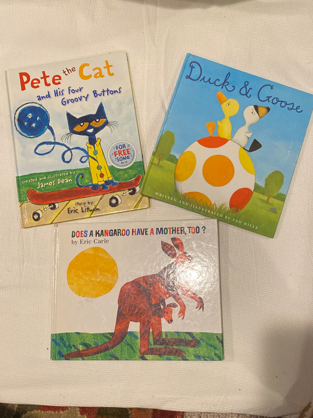 Pete the Cat, Duck and Goose, Does a Kangaroo have a Mother