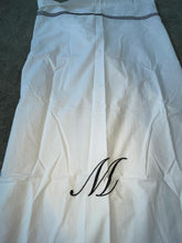 Load image into Gallery viewer, Ballard Designs Monogrammed &quot;M&quot; Shower Curtain
