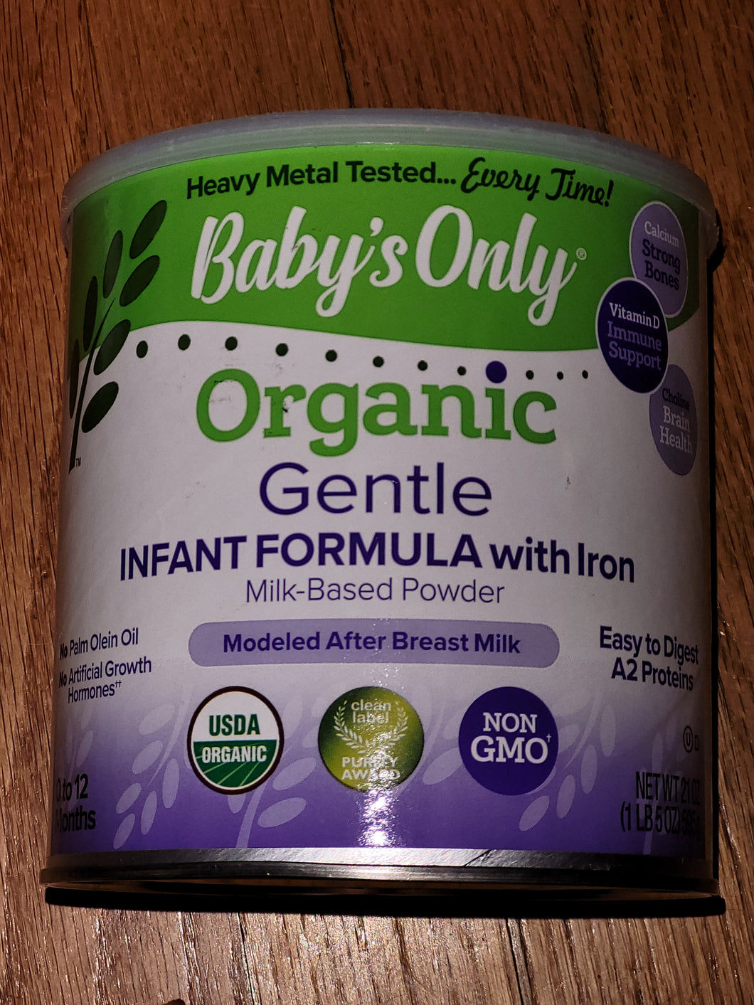 NEW Baby's Only Organic Gentle Formula - 21oz - Sealed - Exp. 9/24