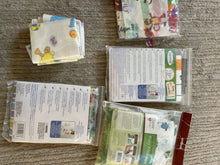 Load image into Gallery viewer, Summer Keep Me Clean disposable bibs, placemats, potty cover and changing pad
