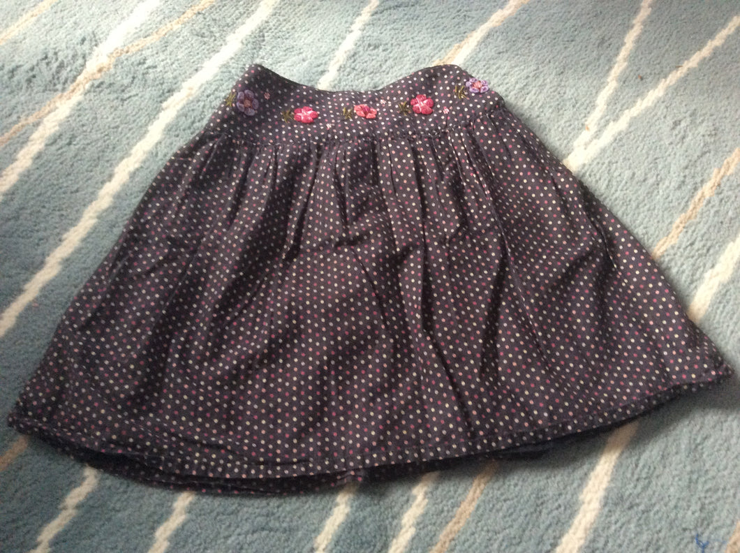 Gymboree Polka-Dot with Embroidered Flowers Skirt 4
