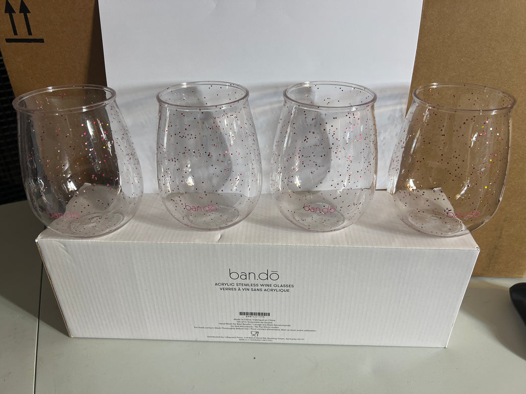 Band.do Acrylic Stemless Wine Glasses