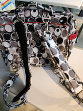 Load image into Gallery viewer, Ju ju be black and white diaper bag
