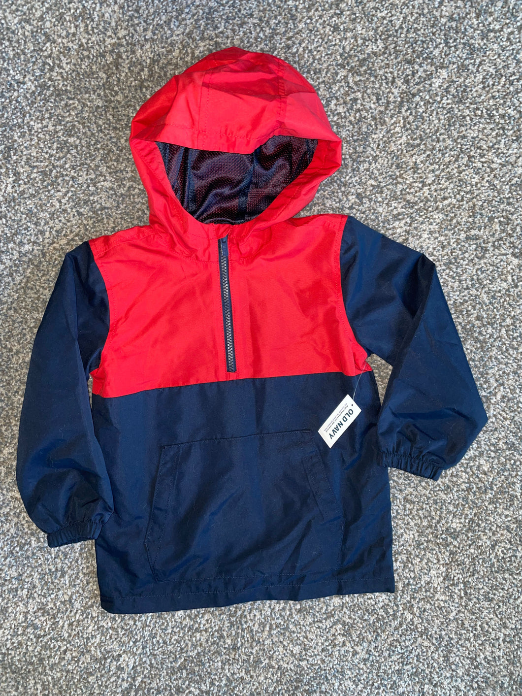 NWT Old Navy Red and Navy Lightweight Jacket 5T