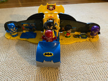 Load image into Gallery viewer, Fischer Price Little People Batmobile and Characters
