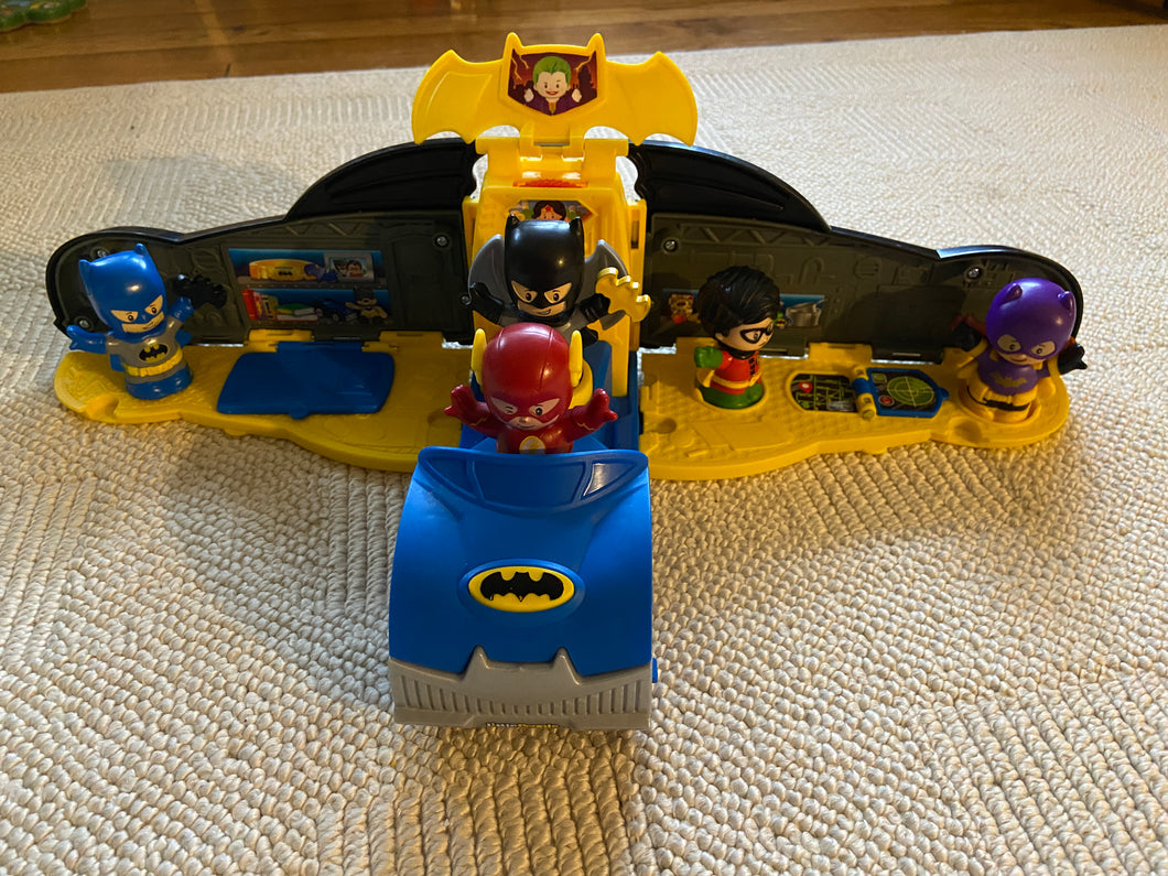 Fischer Price Little People Batmobile and Characters