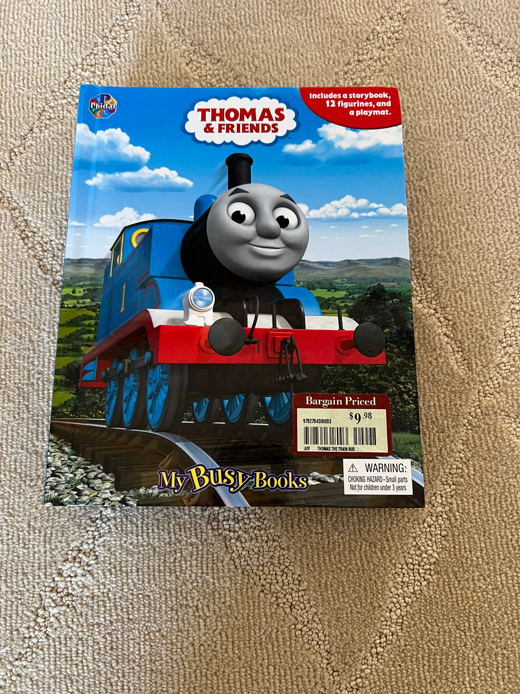 Thomas the train book with figures